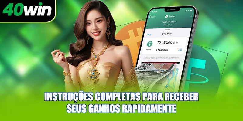 Instruções completas para receber seus ganhos rapidamente