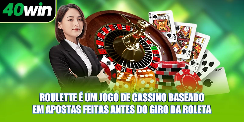 Roulette é um jogo de cassino baseado em apostas feitas antes do giro da roleta